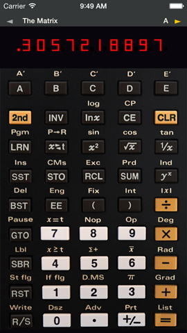 RCL59 main screen